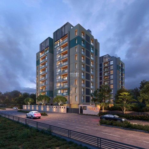 Which is the Luxury Living Area in Gandhinagar?