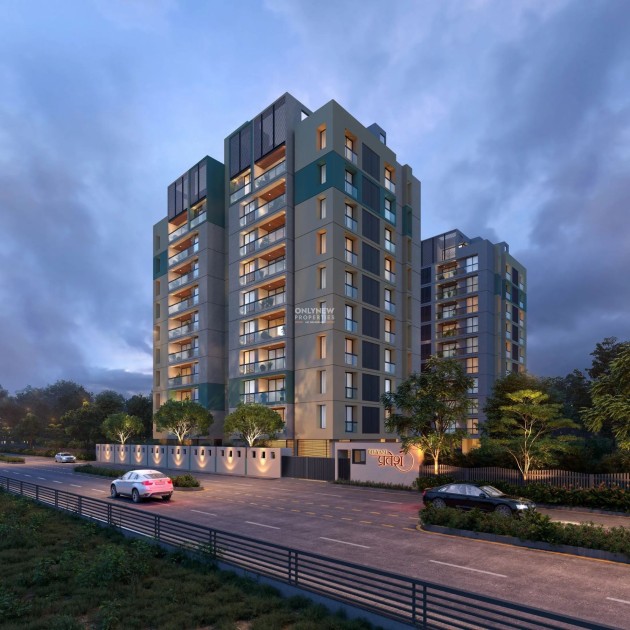 Which is the Luxury Living Area in Gandhinagar?